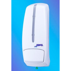 (AC96000) JOFEL DISPENSADOR DE JABON / HIDROALCOHOL SMART RELLENABLE 1L ABS BLANCO