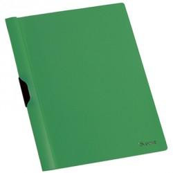 (90416) DOHE DOSSIER CLIP METALICO P.P. A4 30 HOJAS VERDE -8U-