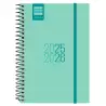 (633480126) FINOCAM AGENDA PARA ESTUDIANTES ESPIRAL E8 - 120X171MM SVH TURQUESA 2025-2026