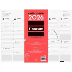 (780240026) FINOCAM VADE CALENDARIO ENCOLADO SOBREMESA 420X310MM SVV NEUTRO 2026