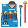 (79731) DOHE BOLÍGRAFO BORRABLE PLAYMOBIL 1.0MM TINTA AZUL C/SURTIDOS EXPOSITOR 24 UD