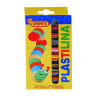 (90/10) JOVI PLASTILINA BARRA 15GR COLORES SURTIDOS ESTUCHE 10 UD