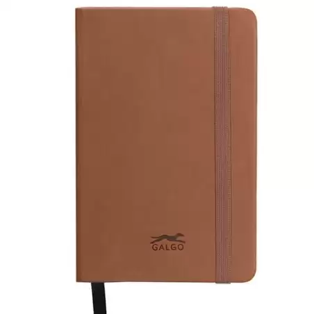 (16270740) GALGO CUADERNO DE NOTAS GALGO A6 80H LISO TAPA DURA MARRÓN