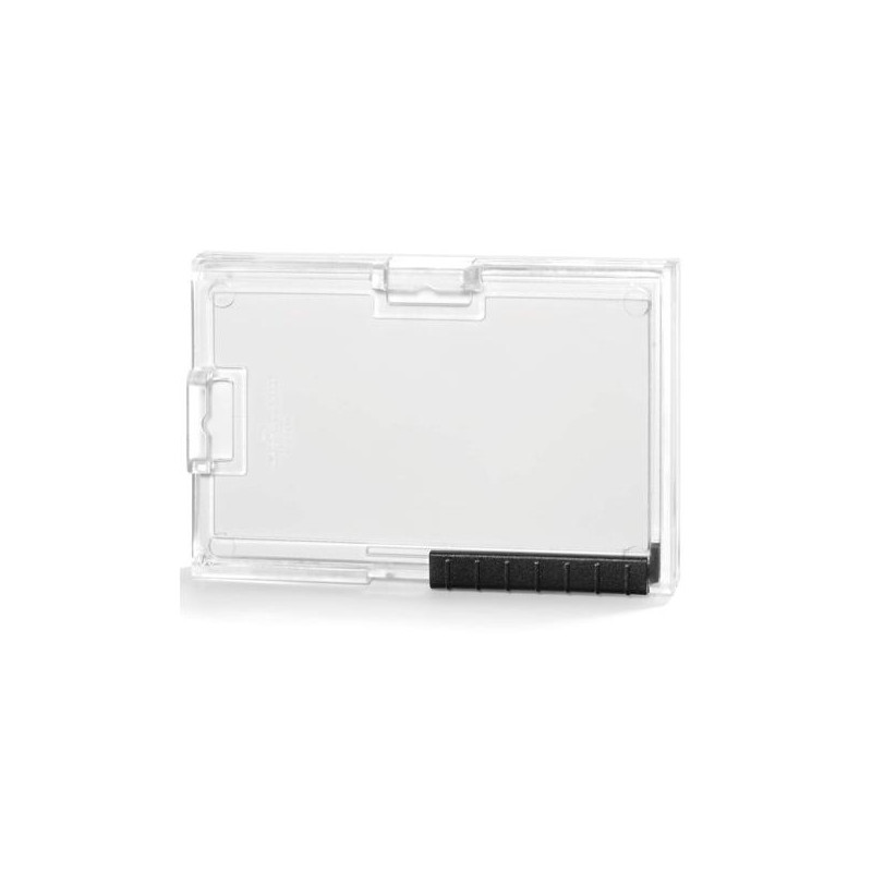 (892219) DURABLE IDENTIFICADOR PUSHBOX DUO SOPORTE PARA 1 TARJETAS 54X87MM PLÁSTICO TRANSPARENTE