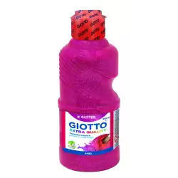 (F53120300) GIOTTO TÉMPERA GLITTER MAGENTA BOTELLA 250 ML
