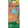 (43097) CARIOCA LÁPICES DE COLORES TITA ECO FAMILY HEXAGONAL C/SURTIDOS ESTUCHE 12 UD