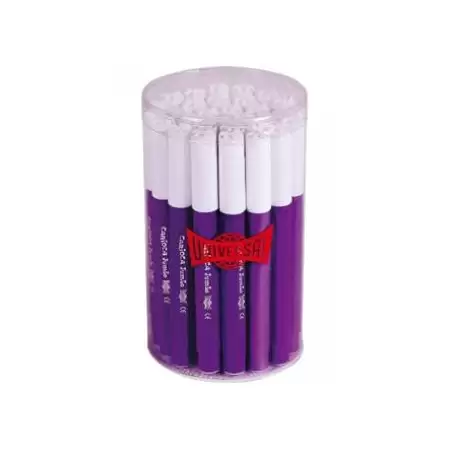 (43380/26) CARIOCA ROTULADOR JUMBO PUNTA GRUESA LILA BOTE 30 UD