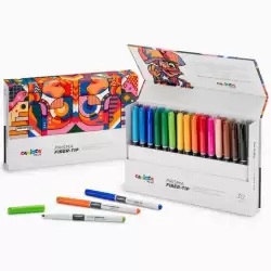 (45208) CARIOCA PLUS ROTULADORES PRISMA COLORES SURTIDOS CAJA RÍGIDA 30 UD