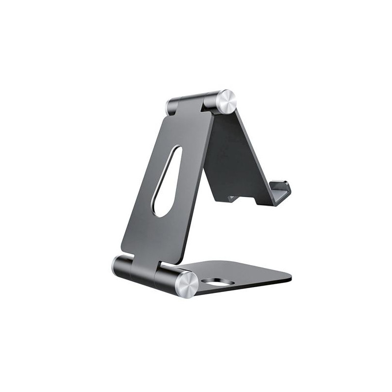 (MS2PM-088) AISENS SOPORTE DE SOBREMESA TAMAÑO M AJUSTABLE 2 PIVOTES PARA MOVIL/TABLET GRIS