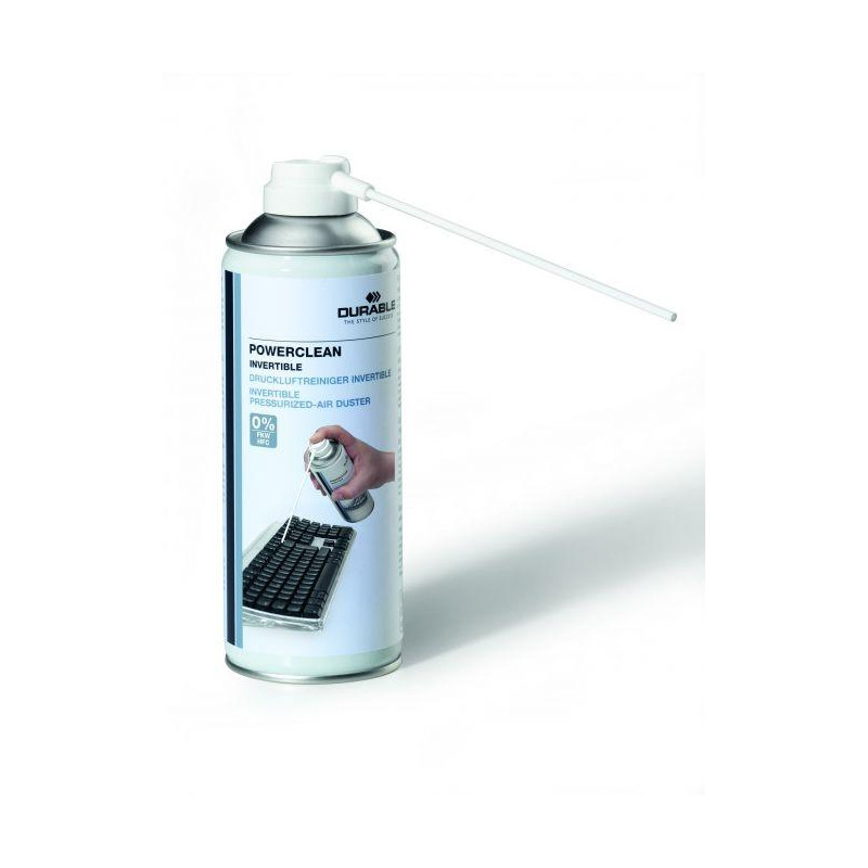 (579719) DURABLE SPRAY DE AIRE A PRESIÓN INVERTIBLE 200ML