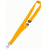 (813704) DURABLE CINTA PARA PORTANOMBRES 44CM X 20MM CIERRE DE SEGURIDAD AMARILLO -10U-