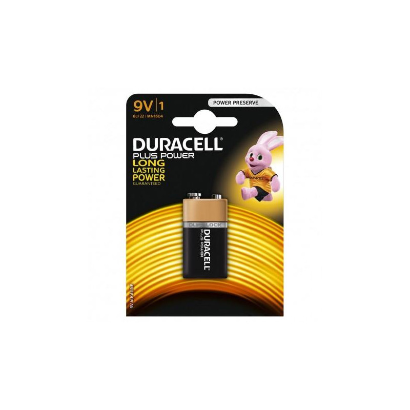 (940278) DURACELL PILAS PLUS 6LR61 ALCALINAS 9V PACK-1