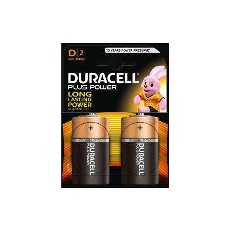 (940281) DURACELL PILAS PLUS POWER L2 DLR20 ALCALINAS D 1.5V PACK-2