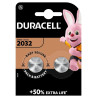 (940282/1021175) DURACELL PILA ESPECIAL CR2032 DE BOTÓN LITIO 3V BLISTER 2 + 50% EXTRA LIFE