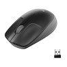 (910-005905) LOGITECH RATÓN M190 INALÁMBRICO 1000PPP AMBIDIESTRO 3 BOTONES NEGRO/GRIS