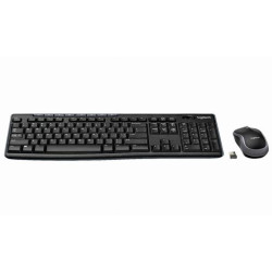 (920-004513) LOGITECH COMBO TECLADO + RATÓN DESKTOP MK270 INALÁMBRICO QWERTY ESPAÑOL NEGRO