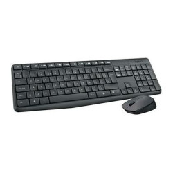 (920-007919) LOGITECH COMBO TECLADO + RATÓN MK235 INALÁMBRICO 2.4GHZ QWERTY ESPAÑOL NEGRO