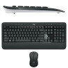 (920-008680) LOGITECH COMBO TECLADO + RATÓN MK540 INALÁMBRICO NEGRO