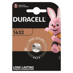(DRB1632) DURACELL PILAS PLANAS DE LITIO 3V - CR1632 BLISTER 1 UNIDAD