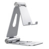 (MS2PXL-092) AISENS SOPORTE DE SOBREMESA TAMAÑO XL AJUSTABLE 2 PIVOTES PARA MOVIL/TABLET PLATA