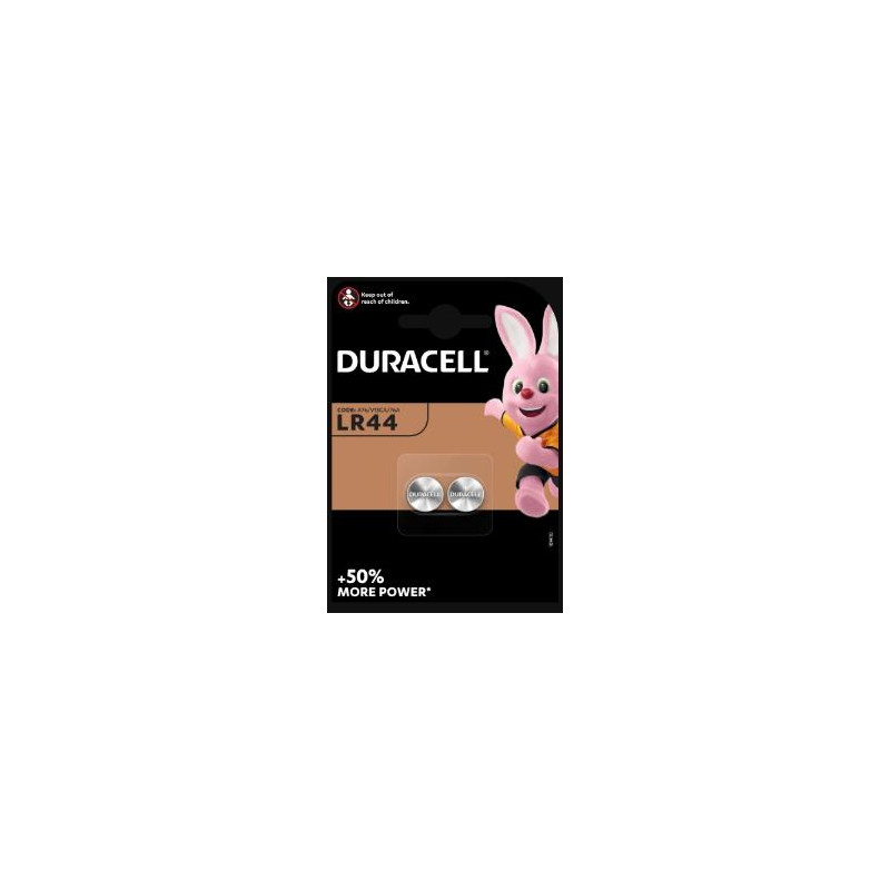 (950383) DURACELL PILA ALCALINA ESPECIAL LR44 DE BOTÓN 1
