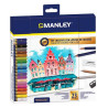 (MLA00023) MANLEY SET CREATIVO LÁPICES DE COLORES 23 PIEZAS SURTIDO