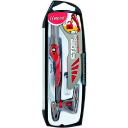 (196310) MAPED STOP SYSTEM INNOVACION COMPAS CON MINA + PACK DE MINAS + ADAPTADOR