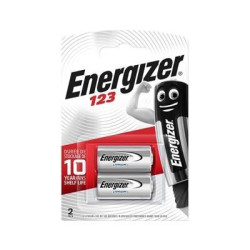 (EGBCR1232) ENERGIZER PILA LITIO FOTO CR123 3V BLISTER -2U-