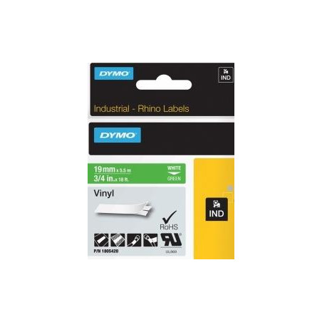 (1805420) DYMO RHINO CINTA DE ETIQUETAS INDUSTRIAL ADHESIVA ID1-19
