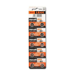 (LR0044-B10 MXL) MAXELL PILAS PLANAS ALCALINAS 1,5V LIBRE DE MERCURIO - LR44 A76 AG13 357 BLISTER 10U