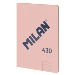 (57242G48P) MILAN LIBRETA ENCOLADA A4 48H PAPEL 95GR  1 LÍNEA 7MM SERIE 1918 ROSA