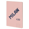 (57242G48P) MILAN LIBRETA ENCOLADA A4 48H PAPEL 95GR  1 LÍNEA 7MM SERIE 1918 ROSA