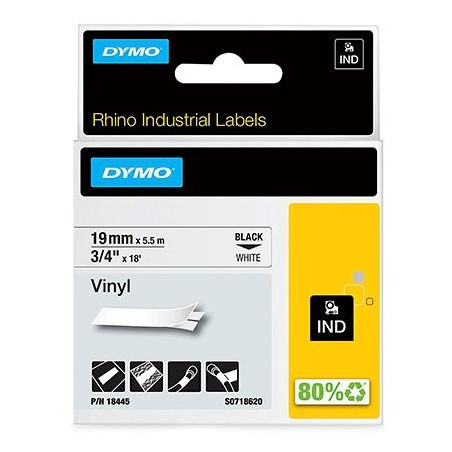 (18445) DYMO RHINO CINTA DE ETIQUETAS INDUSTRIAL ADHESIVA ID1-19