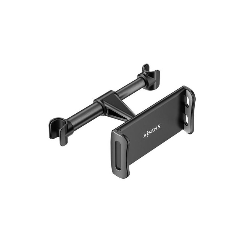 (MSC1P-107) AISENS SOPORTE DE COCHE AJUSTABLE 1 PIVOTE PARA REPOSACABEZAS PARA TELEFONO/TABLET NEGRO