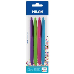 (BWM10487) MILAN BOLÍGRAFO P1 TOUCH COLOURS 1.0MM C/SURTIDOS BLÍSTER 4 UD