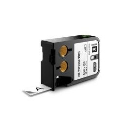 (1868810) DYMO CINTA XTL 1868810 VINILO TEXTO NEGRO SOBRE BLANCO 12MMX2