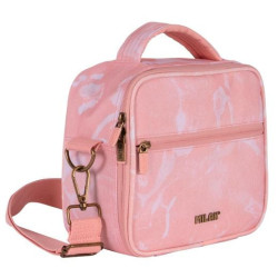 (08806LVP) MILAN BOLSA ISOTÉRMICA PORTA ALIMENTOS 3,5L CON 3 RECIPIENTES SERIE LAVA ROSA