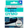 (S0720710) DYMO CINTA DE TRANSFERENCIA TERMICA D1 40916. NEGRO SOBRE AZUL DE 9MMX7M. POLIESTER AUTOADHESIVA