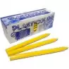 (92501) JOVI CERAS PLÁSTICAS CRAYONS STUDENT UNICOLOR AMARILLO CAJA 25 UD