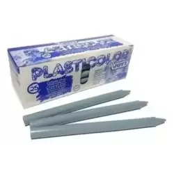 (92524) JOVI CERAS PLASTICAS CRAYONS STUDENT UNICOLOR GRIS CAJA 25 UD