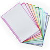 (11011) OFFICE BOX RECAMBIO PAPEL CARPETA & BLOCK A4+ COLORLINE 100H 5X5 90GR 10 BANDAS COLOR