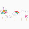 (116-1010) OH YEAH PHOTOCALL UNICORNIO SET DE 5 PIEZAS