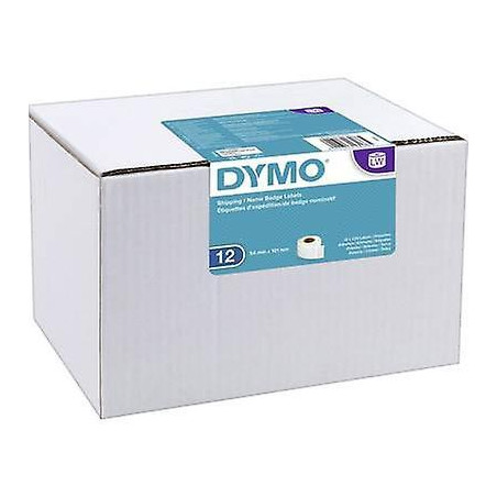 (S0722420) DYMO CINTA DE ETIQUETAS DE ENVÍO BLANCO DE 54X101MM (12 ROLLOS) PARA ROTULADORA LABELWRITER