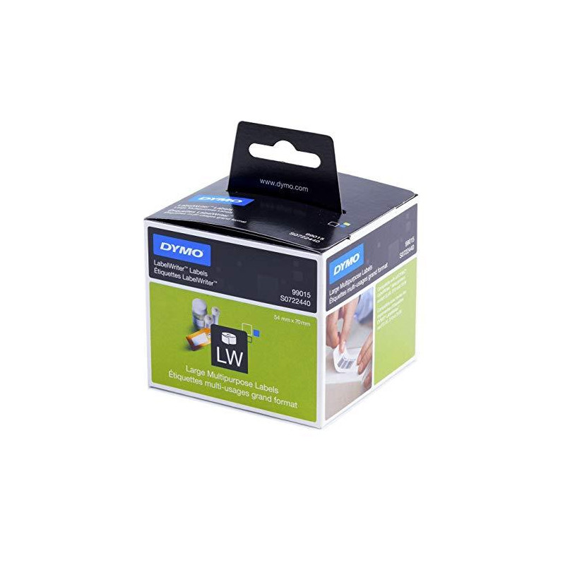 (S0722440) DYMO PACK DE ETIQUETAS DE DISCO BLANCO