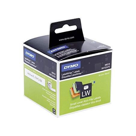 (S0722470) DYMO CINTA DE ETIQUETAS LOMO ARCHIVADORES DE 38X190MM (110 PÁGINAS) PARA ROTULADORA LABELWRITER