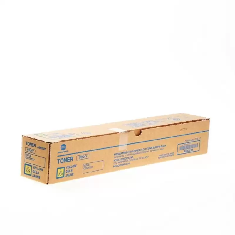 (A8K3250) KONICA-MINOLTA TONER AMARILLO BIZHUB C 227 - TN221Y