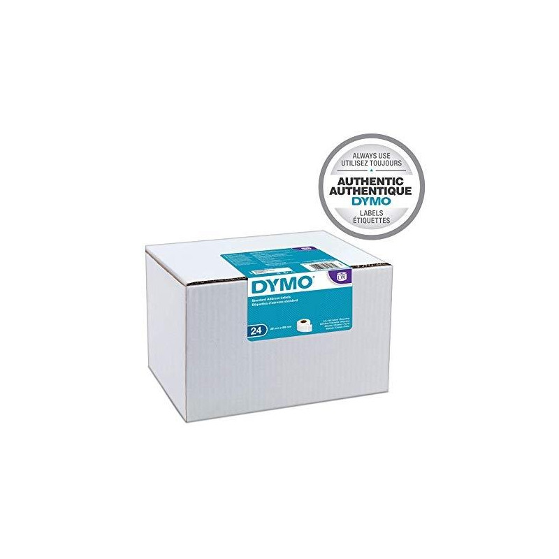 (S0722360) DYMO CINTA DE ETIQUETAS DE ENVÍO BLANCO DE 28X89MM (24 ROLLOS) PARA ROTULADORA LABELWRITER