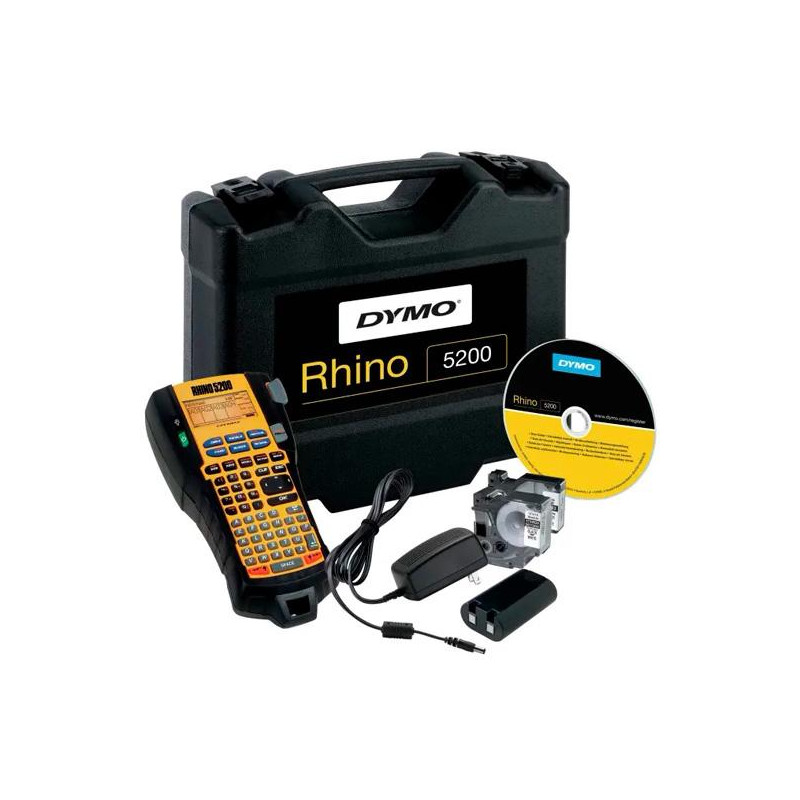 (S0841400) DYMO RHINO ETIQUETADORA - ROTULADORA ELECTRÓNICA PORTÁTIL 5200 + CON MALETÍN