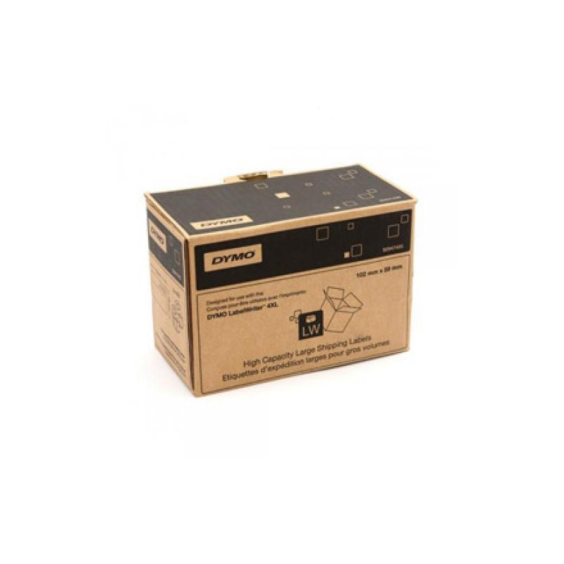 (S0947420) DYMO CINTA DE ETIQUETAS DE ENVÍO DE ALTA CAPACIDAD BLANCO DE 102X59MM (2 ROLLOS) PARA ROTULADORA LABELWRITER