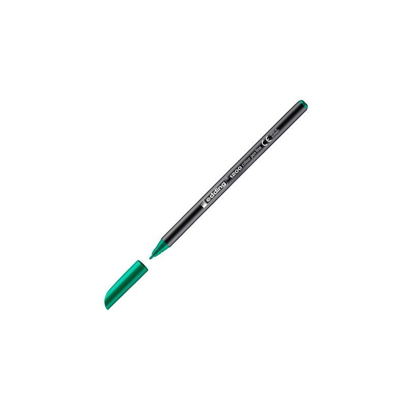 (1200-04) EDDING ROTULADOR 1200 PUNTA FINA VERDE